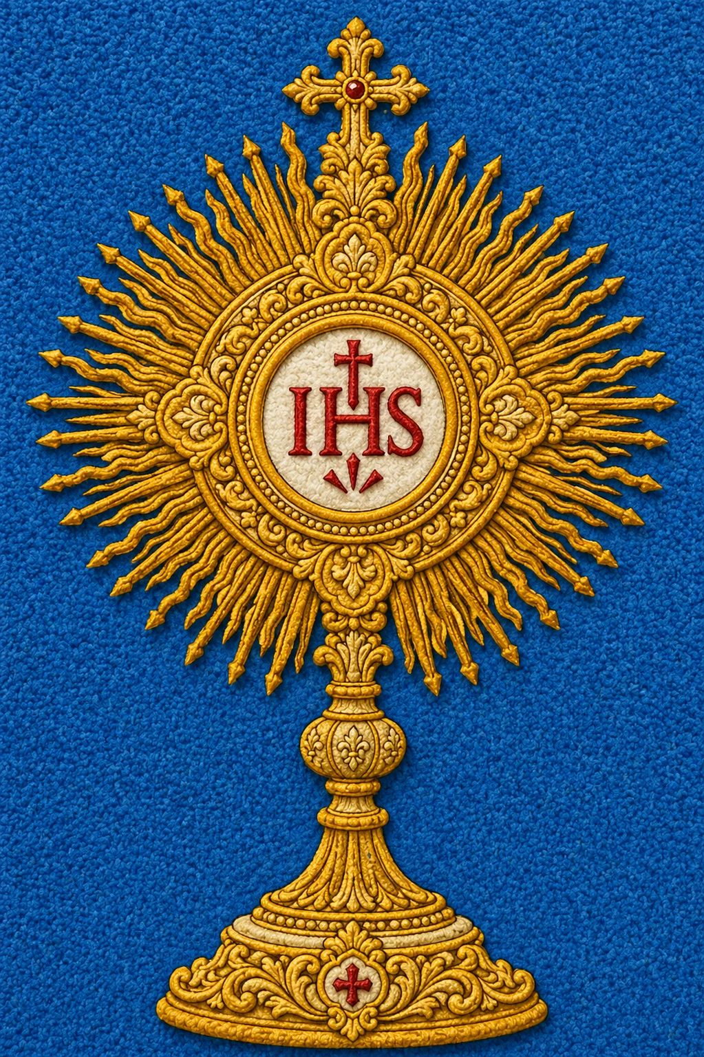 Desenho de tapete para Corpus Christi